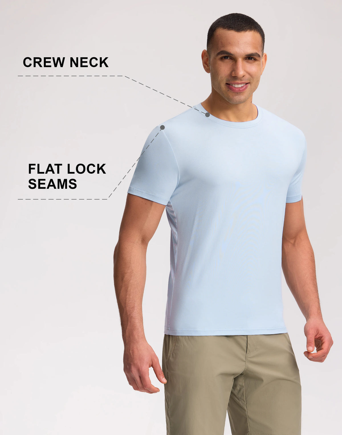 Pioneer Camp Men's Bamboo Viscose Soft Crew Neck T-Shirt