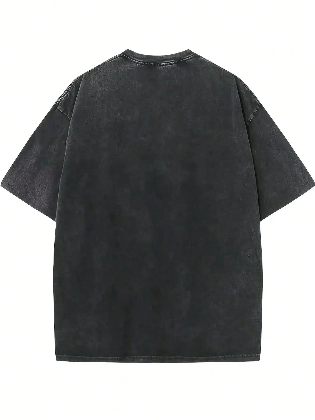 Men's Gothic Heavyweight Cotton T-Shirt With Dark Angel Graphic
