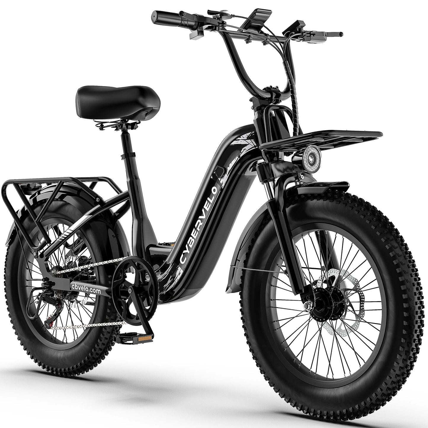 CYBERVELO 1000W Fat Tire Electric Bike EK8 With Removable Battery