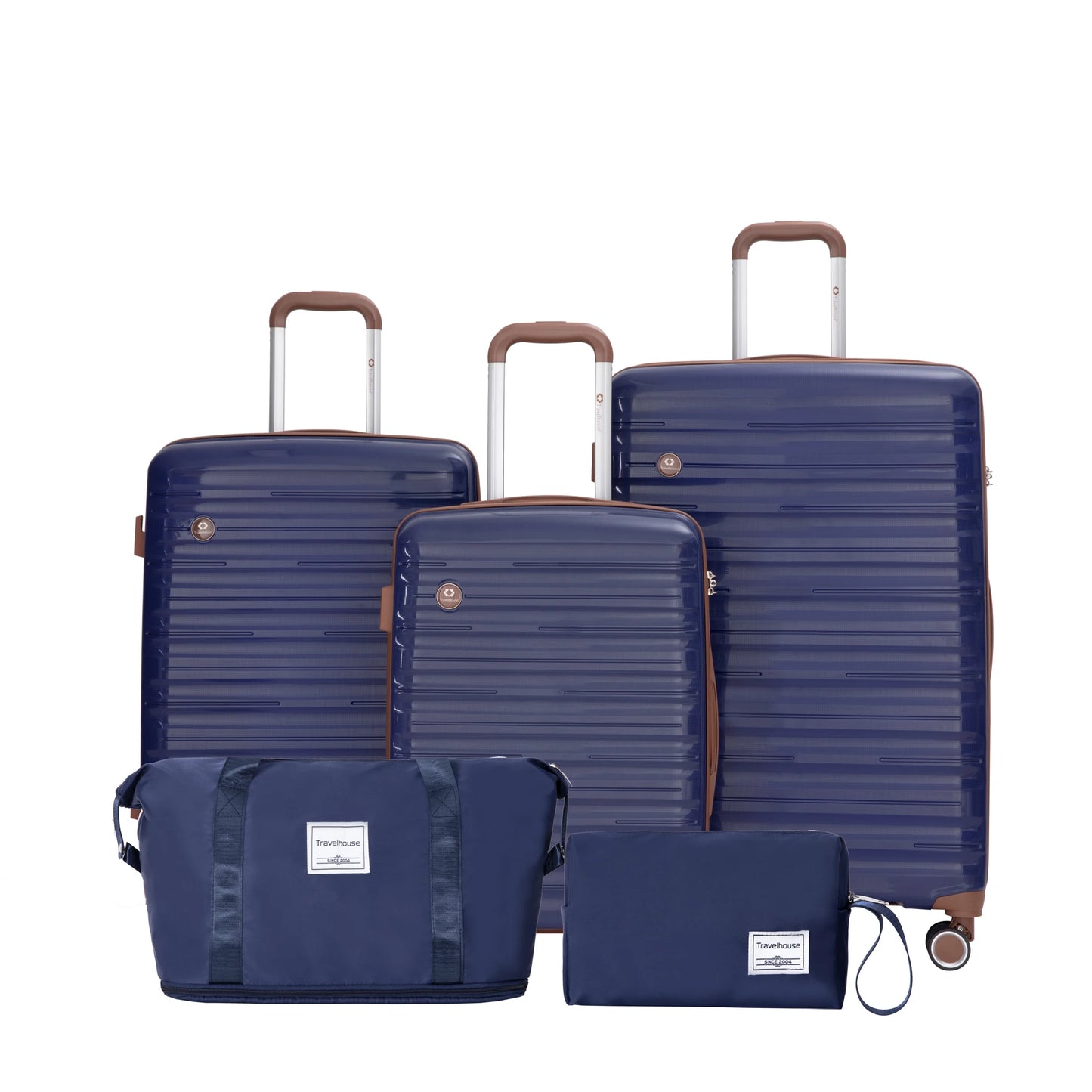 Travelhouse CN 5-Piece Luggage Set With Spinner Wheels TSA Lock