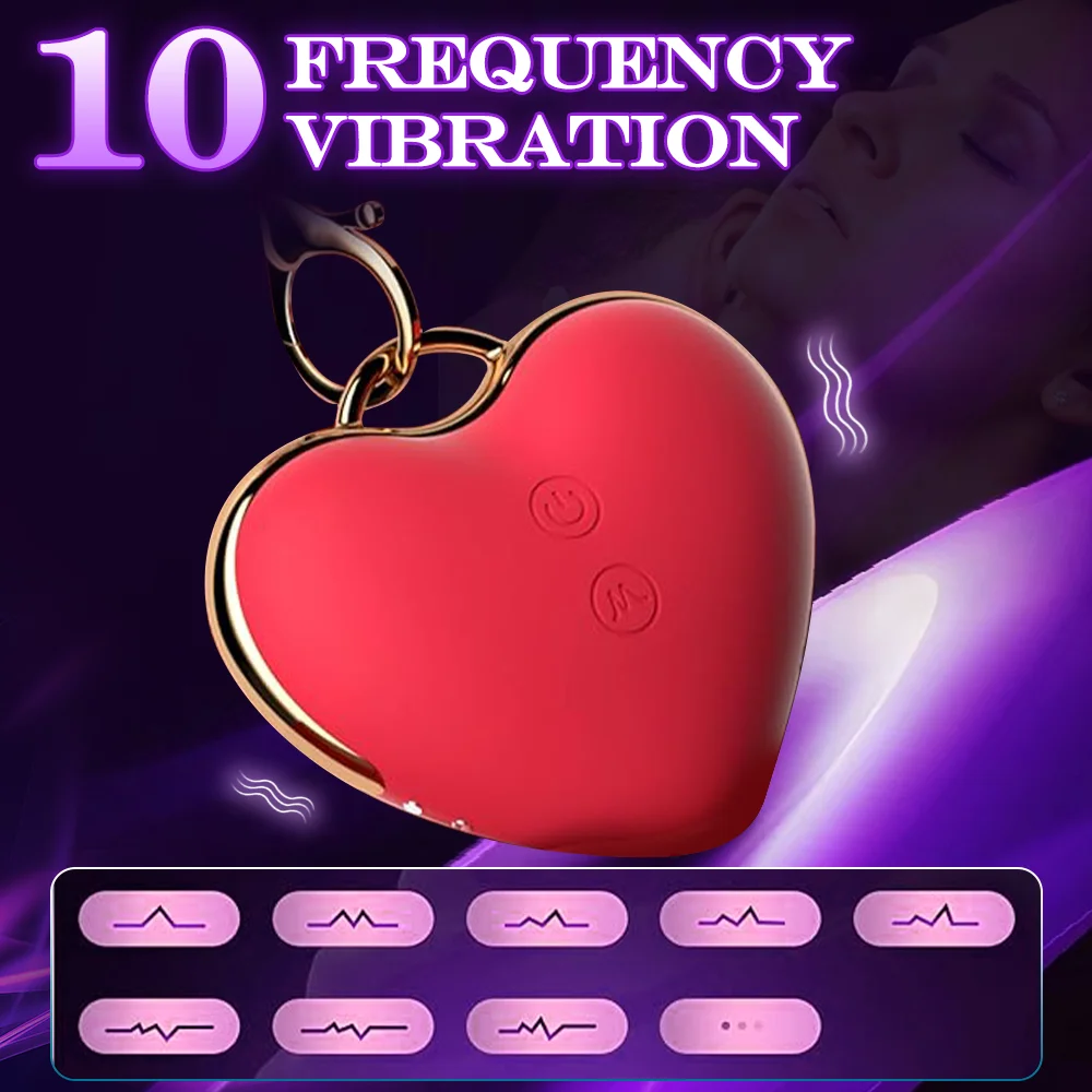 JoinJJToy Mini Heart Shaped Tongue Stimulator USB Rechargeable For Women