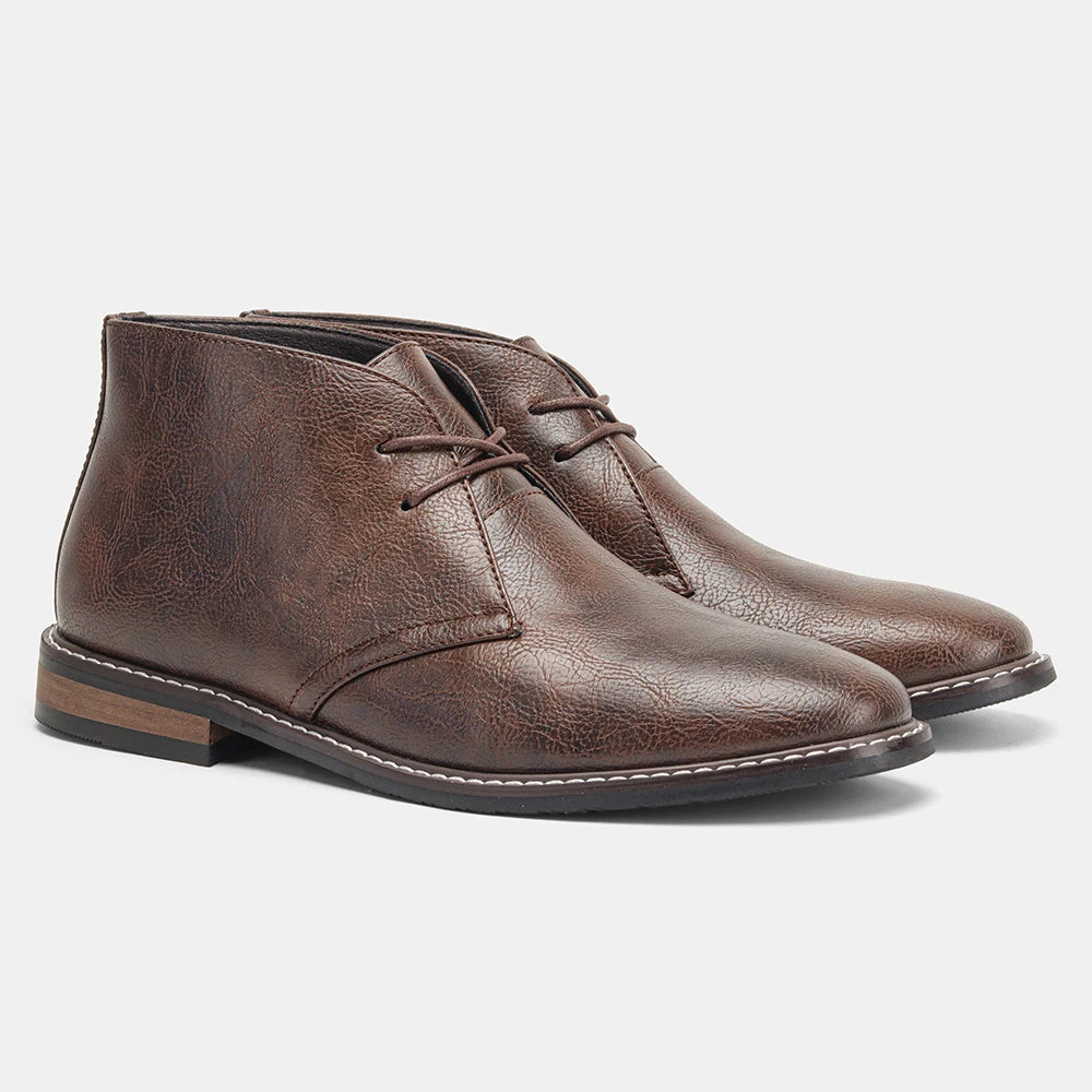 Hecrafted Men's Boots Casual Retro Outdoor Walking Shoes