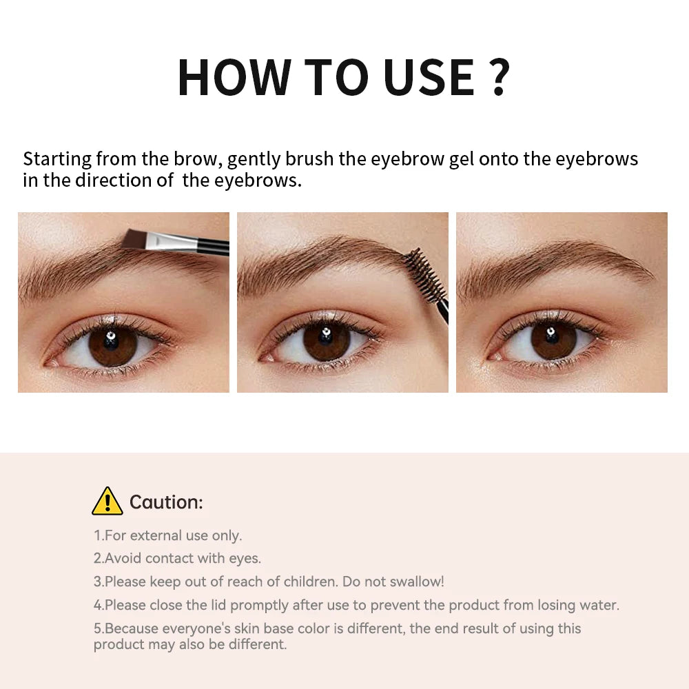 Ibcccndc Waterproof Eyebrow Enhancer Natural Professional Brush On Pomade