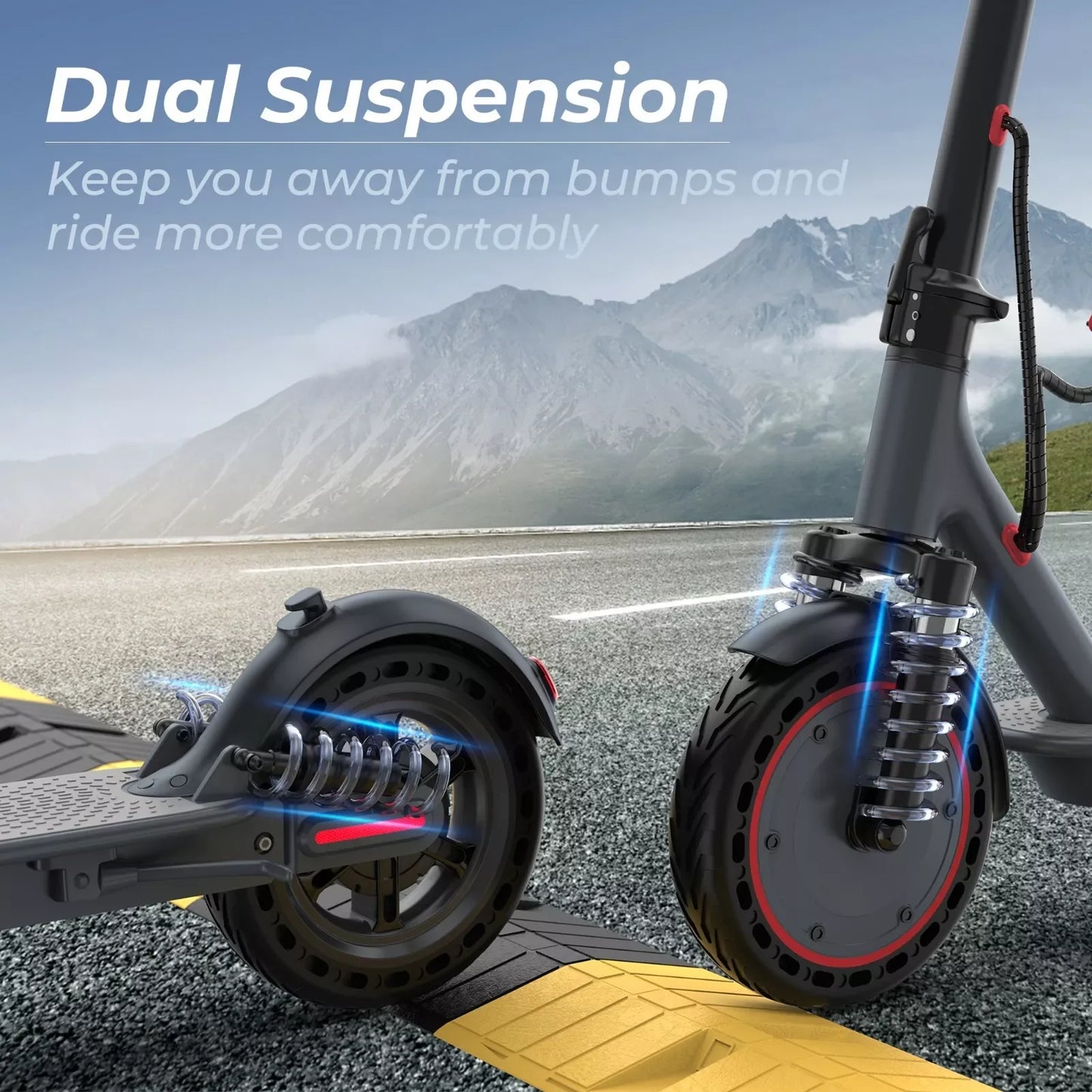 AOVOPRO TMAX Electric Scooter 500W 22MPH App Smart Folding