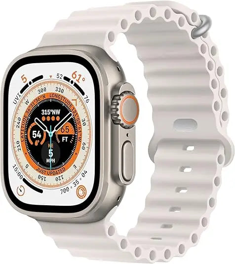 HiWear Smartwatch With Case 7 Bands, HD Touchscreen, Bluetooth Calling