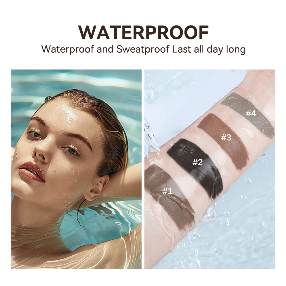 Lakerain Waterproof Eyebrow Gel Long Lasting High Pigmentation Silky Gel