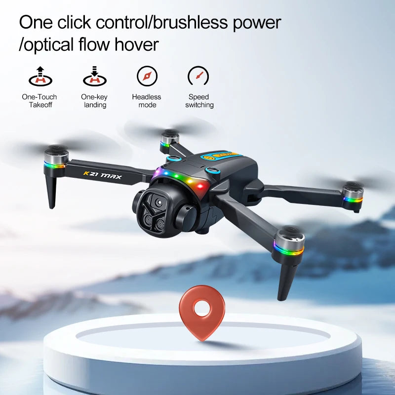 ZNLYRION Folding RC Drone With Dual Cameras And WiFi