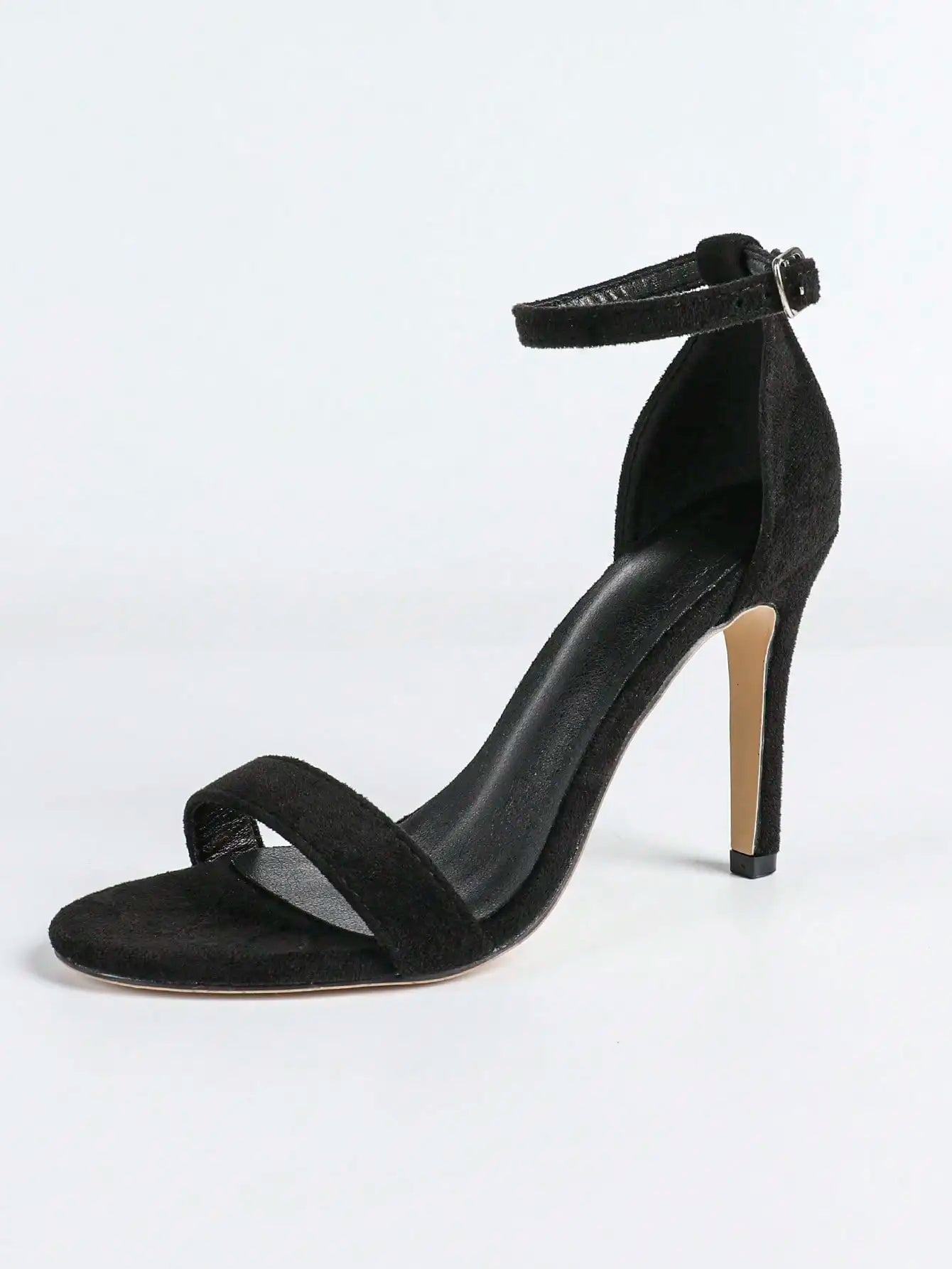 Sparkling Chunky Heel Ankle Strap Sandals For Women Evening Party