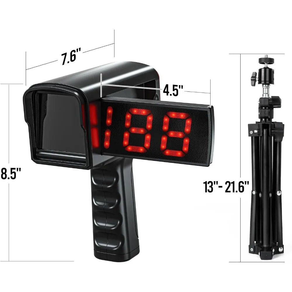 Baseball Radar Gun Speed Sensor With LCD Display For Pitching