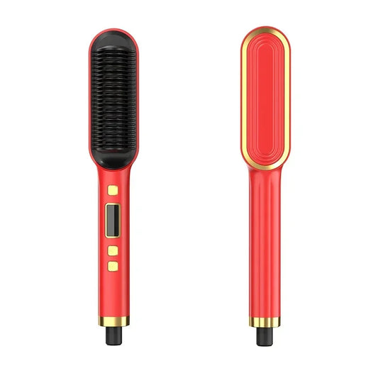 Thermostatic Hair Straightener Comb With 5 Temperature Settings