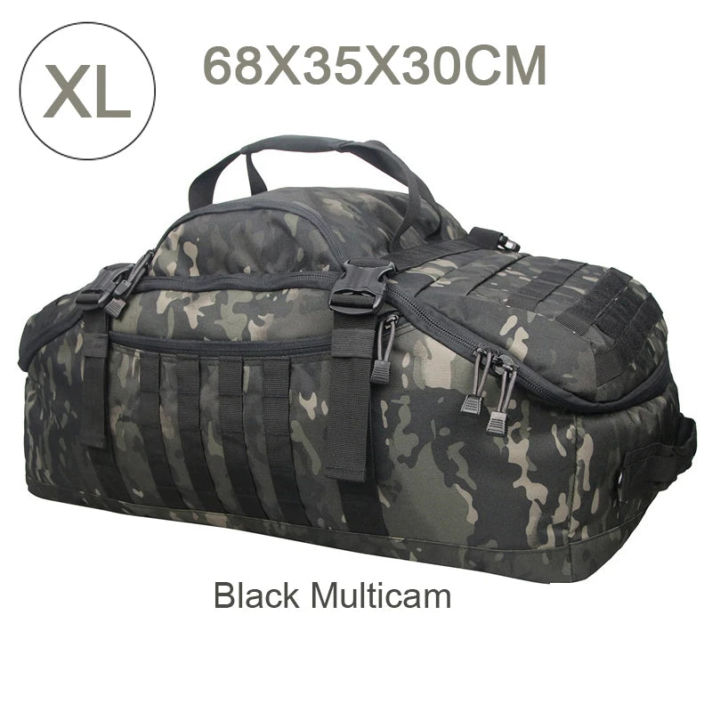 LQARMY Outdoor Tactical Backpack Molle Duffel Bag For Hiking