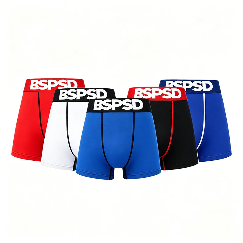Men's Pure Cotton Boxer Shorts Soft Breathable Comfort