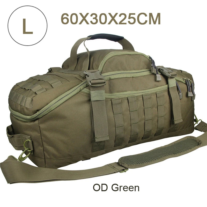 LQARMY Outdoor Tactical Backpack Molle Duffel Bag For Hiking