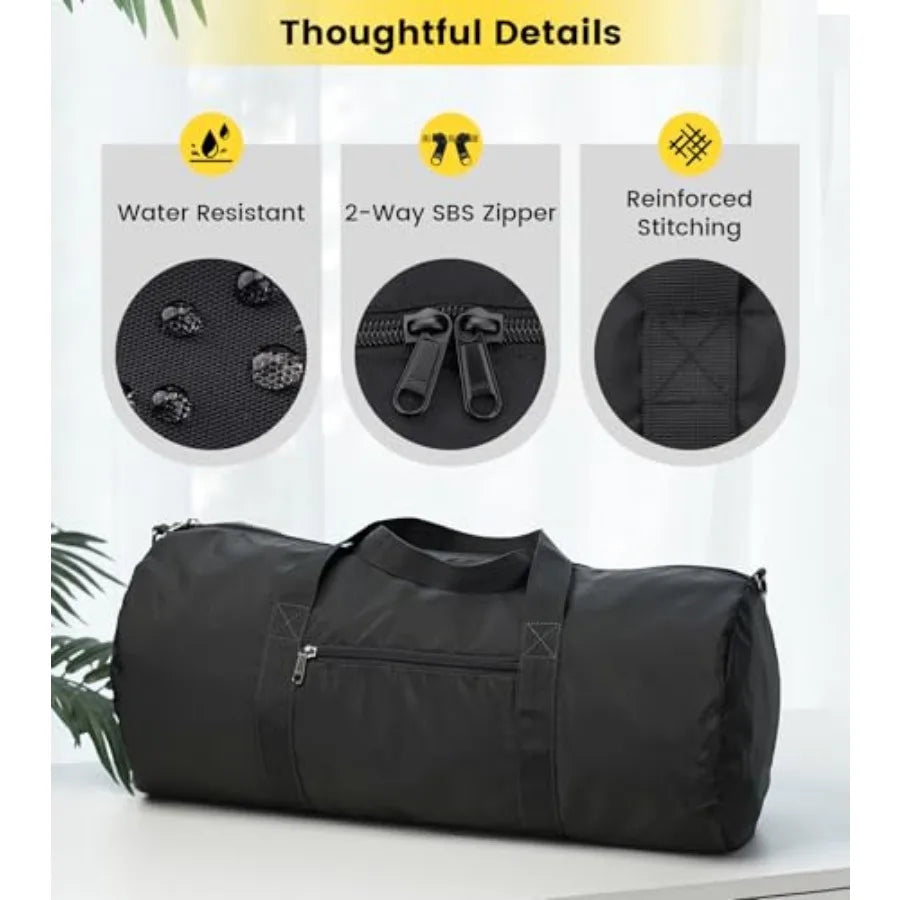 Vorspack Foldable Gym Duffel Bag Lightweight Travel Sports