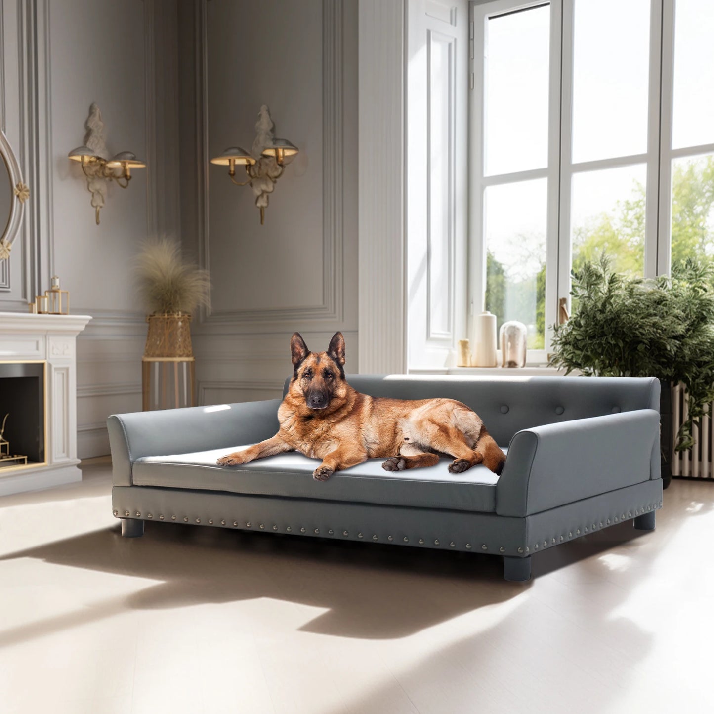 BORWART CN Heavy Duty Raised Pet Sofa Bed For Dogs And Cats