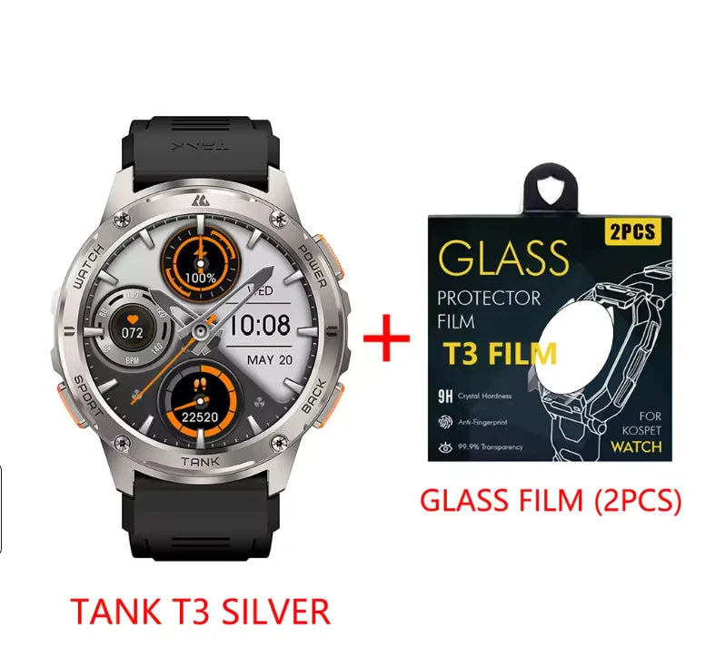 KOSPET TANK T3 Smartwatch Men's With Call And Text