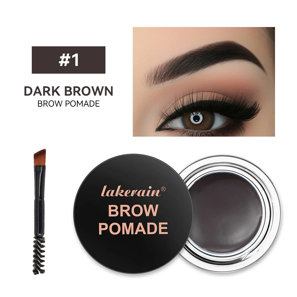 Ibcccndc Long Lasting Waterproof Eyebrow Pomade With Brush