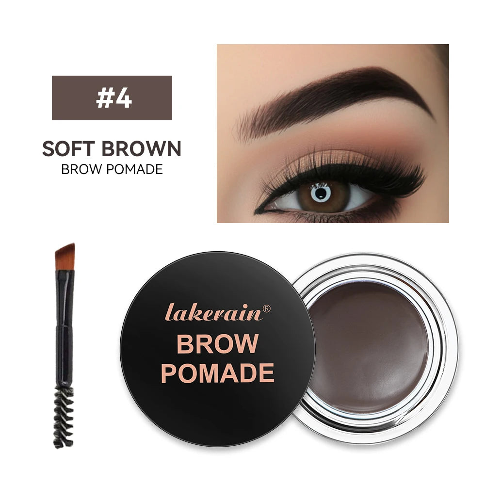 Ibcccndc Long Lasting Waterproof Eyebrow Pomade With Brush