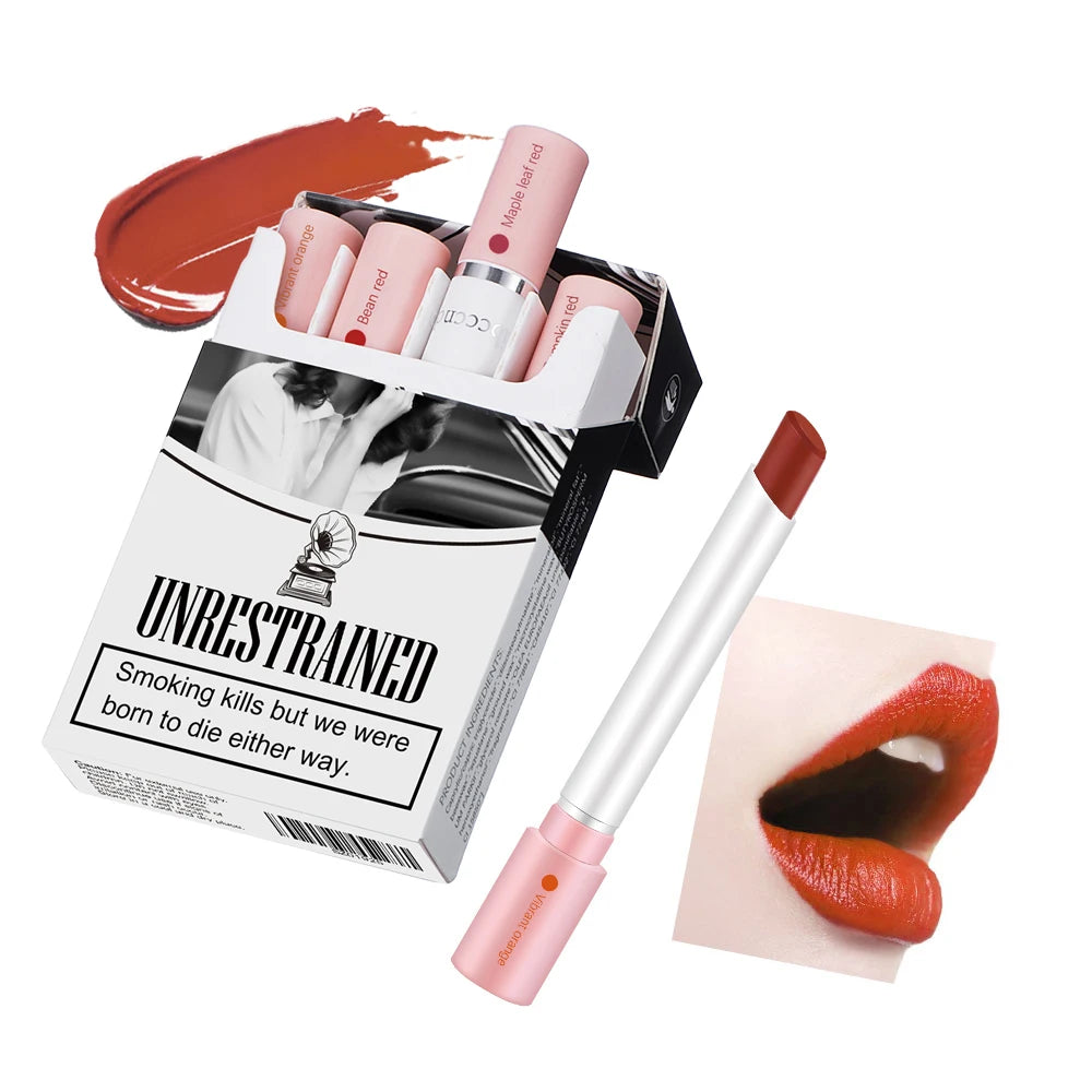 Lakerain Lip Gloss Set 4 Pcs Matte Waterproof Lip Glaze