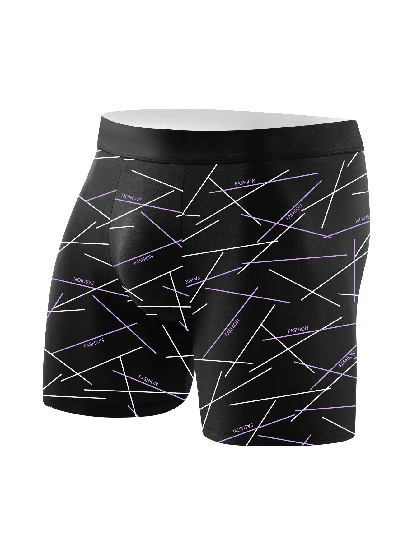 Vomaron 4 Pack Men's Premium Graffiti Print Boxer Briefs