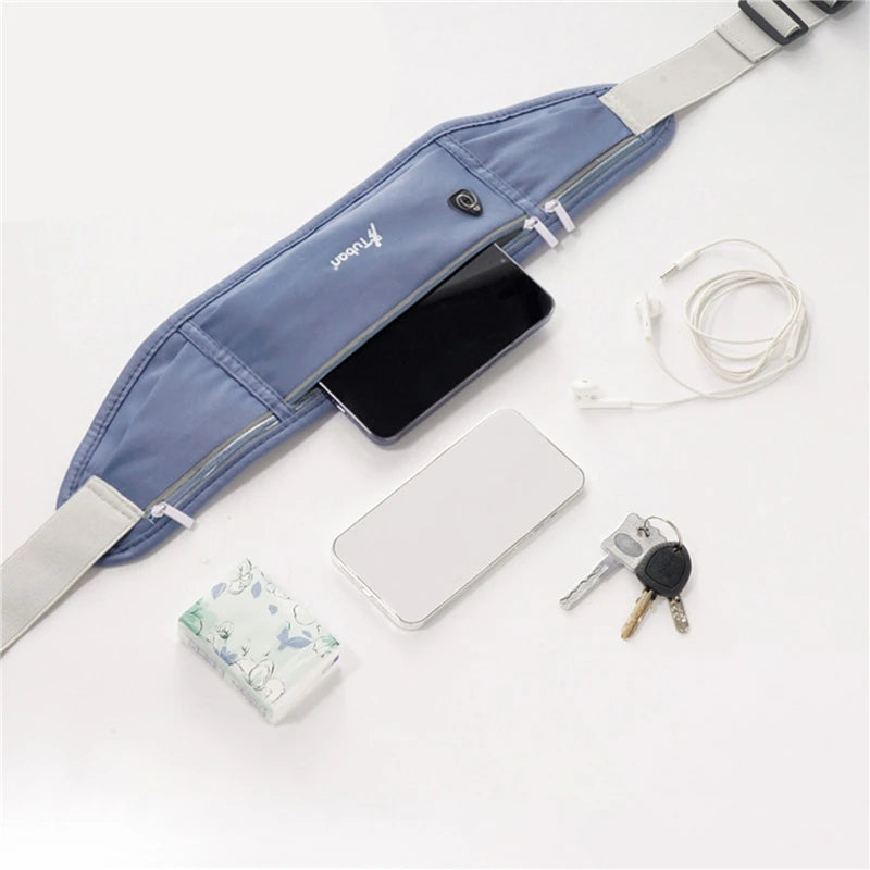 Slim Waterproof Waist Bag for Men and Women Fanny Pack