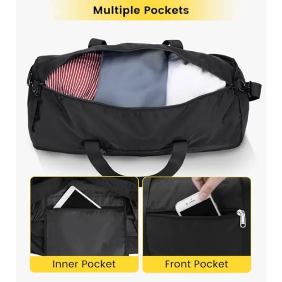 Vorspack Foldable Gym Duffel Bag Lightweight Travel Sports