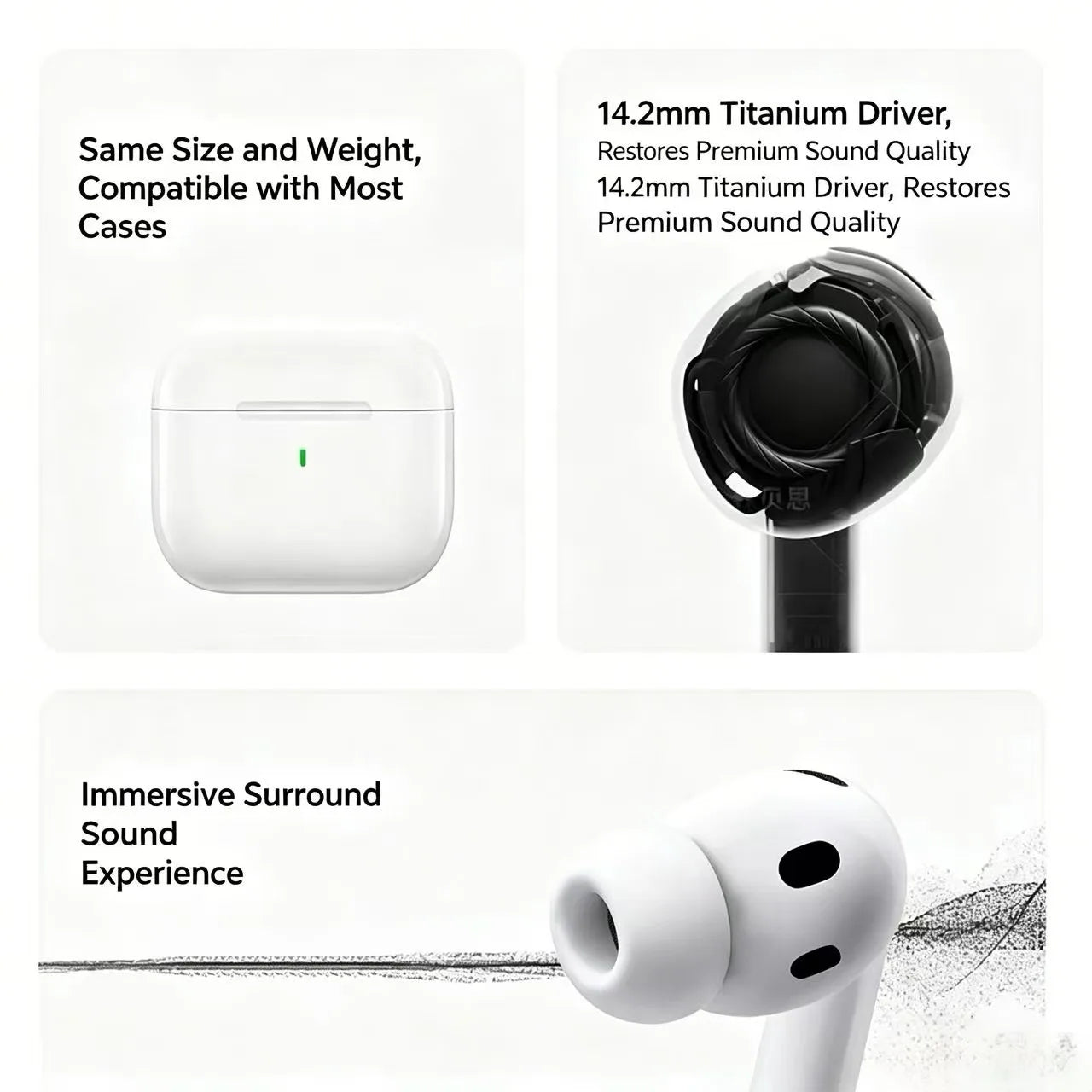 Pro3 Sports Wireless Earbuds ANC Bluetooth Headphones Heart Rate Monitor