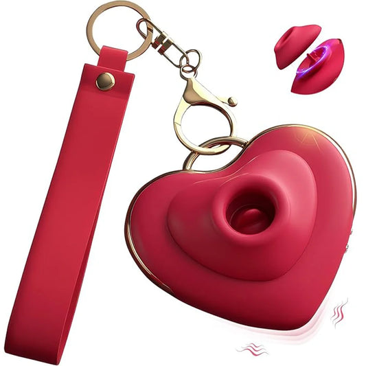JoinJJToy Mini Heart Shaped Tongue Stimulator USB Rechargeable For Women