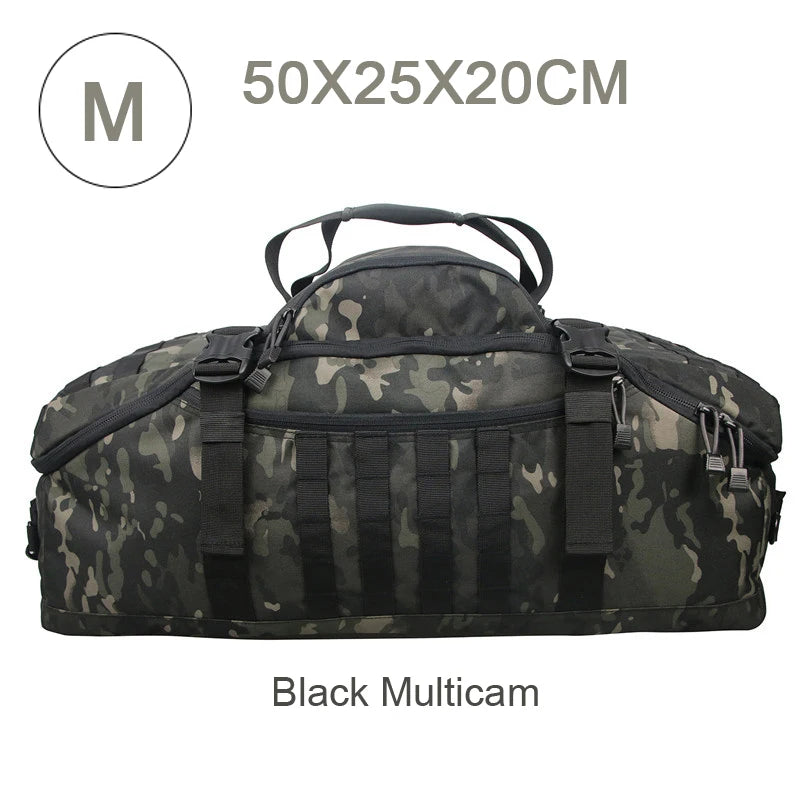 LQARMY Outdoor Tactical Backpack Molle Duffel Bag For Hiking