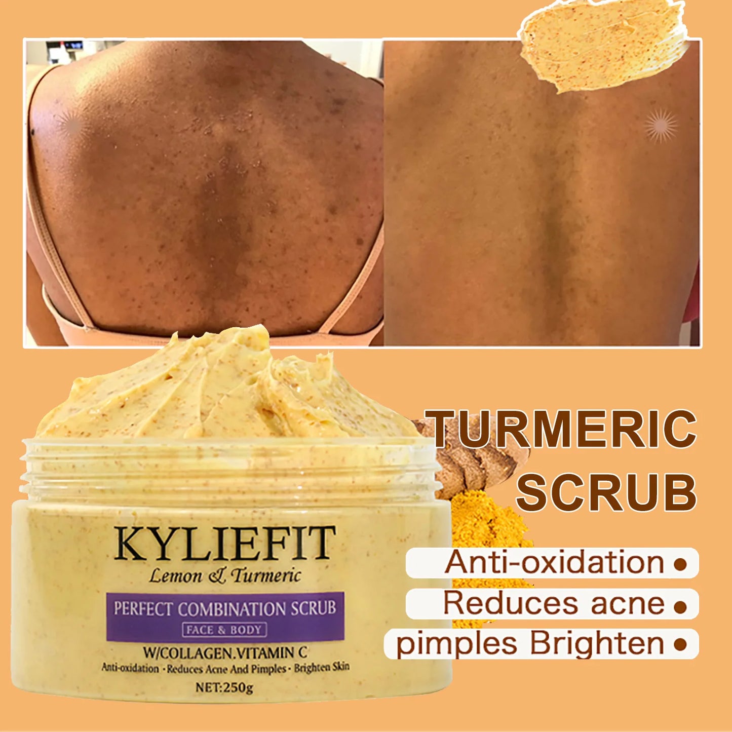 AILKE Organic Turmeric Skin Care Kit Brightening And Hydration