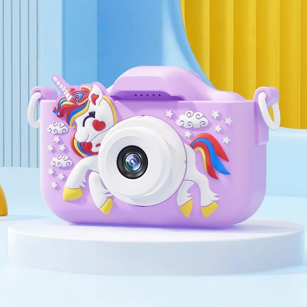 Kids Camera 1080P HD Toy Video Camera With Silicone Case Gift