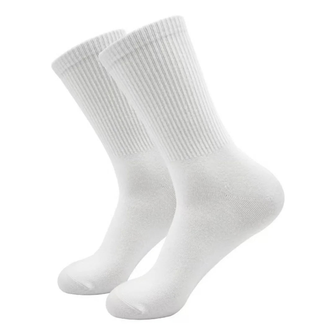 Japanese Style Mid Length Cotton Socks For Men And Women