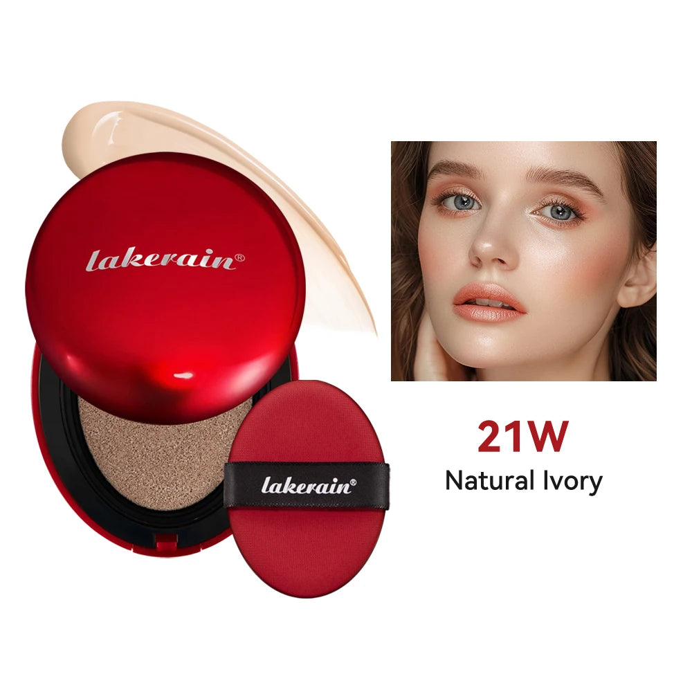 Ibcccndc Korean Air Cushion Foundation Natural Moisturizing Coverage 72H Wear