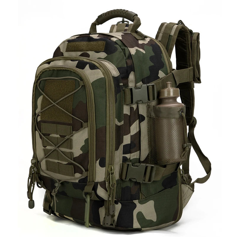 LQARMY Military Tactical Backpack Molle Rucksack Outdoor Travel Hiking