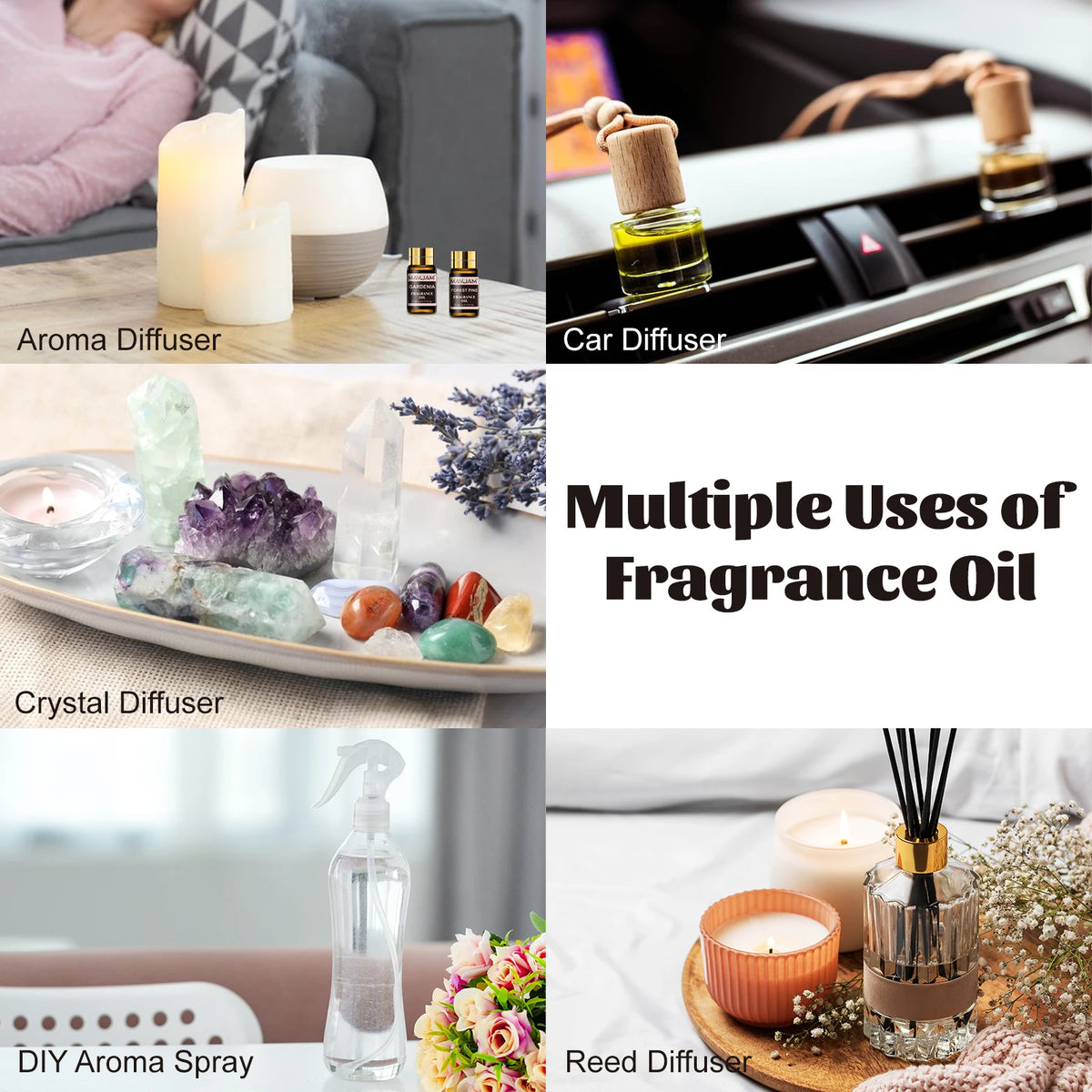 MAYJAM Premium Aromatic Fragrance Oils Set For Room Diffuser