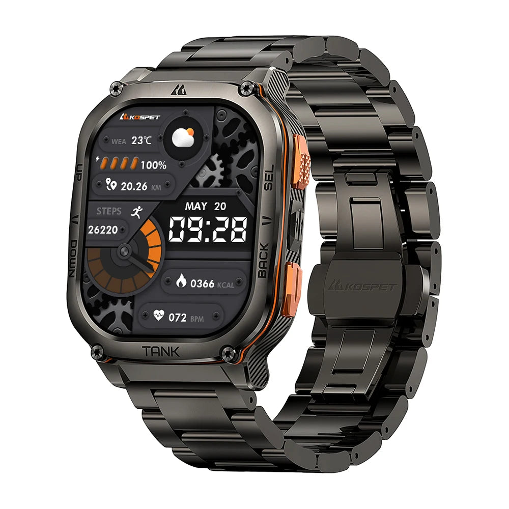 KOSPET Tank M3 Ultra GPS Smartwatch With 5ATM Waterproof