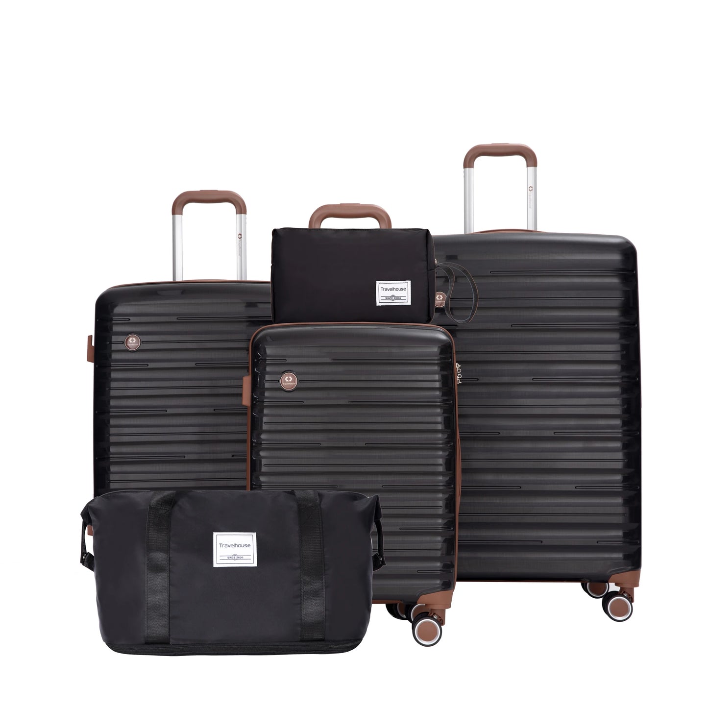 Travelhouse CN 5-Piece Luggage Set With Spinner Wheels TSA Lock