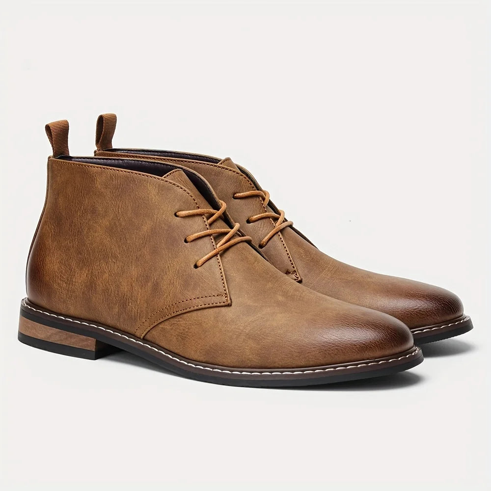 Hecrafted Men's Boots Casual Retro Outdoor Walking Shoes