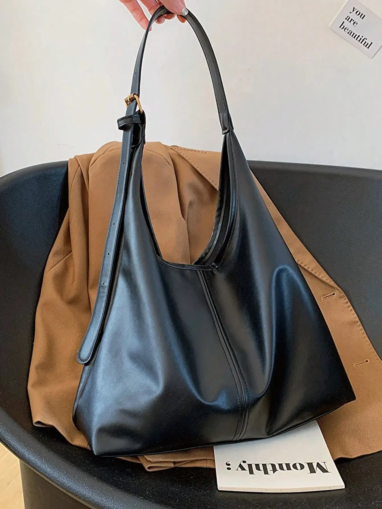 Denim Large Capacity Crossbody Bag For Women Multifunctional Tote