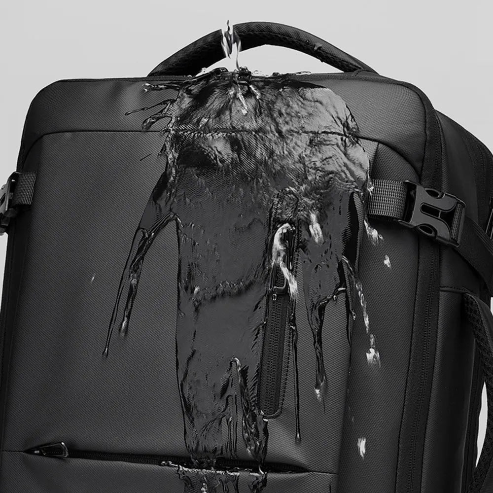 HTLT Men Multifunctional Backpack Large Capacity Business Laptop Bag