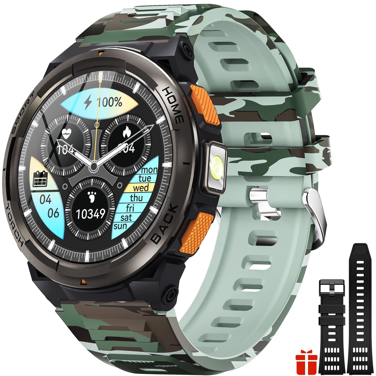 EIGIIS KE5 Smart Watch 3ATM Waterproof With Compass