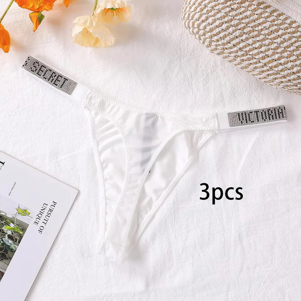 Victoria's Secret Lace Thongs Women Comfortable Breathable Panties