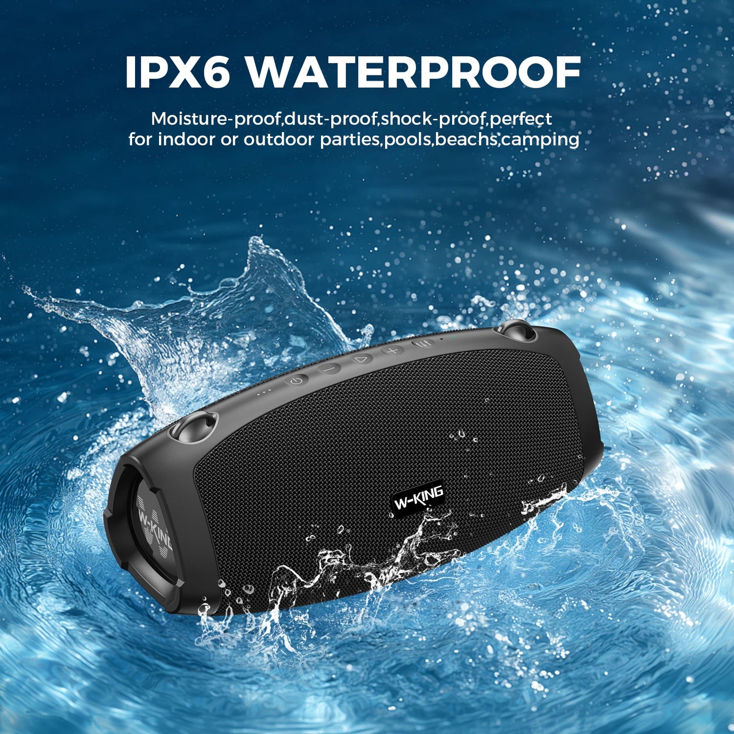 W-King X10 Bluetooth Speaker 120W Portable Party Speaker