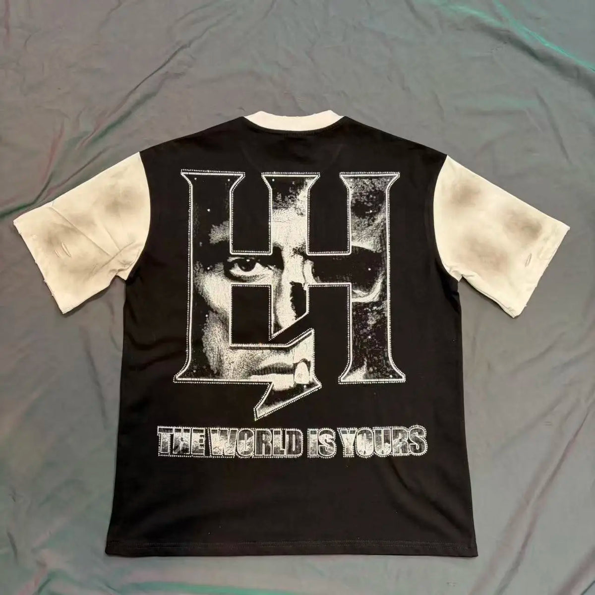 Premium Cotton Retro Loose Tee For Unisex Casual Wear