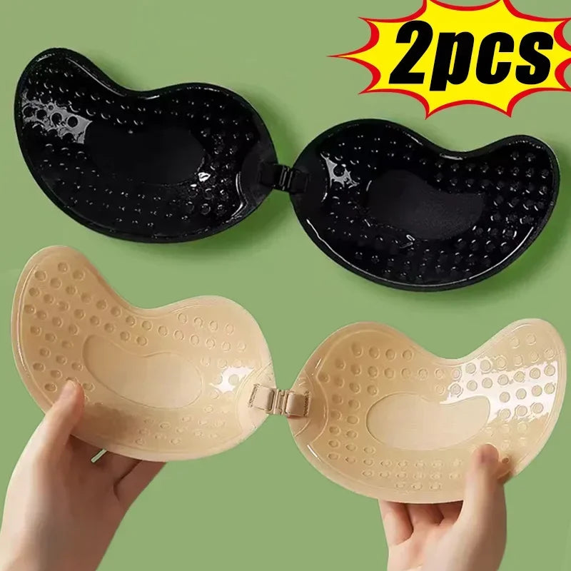 Invisible Strapless Adhesive Bra Seamless Push Up Bralette Women
