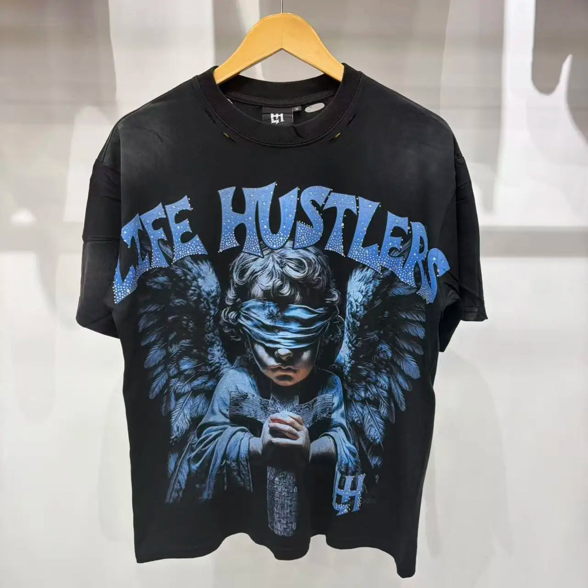 Premium Cotton Retro Loose Tee For Unisex Casual Wear
