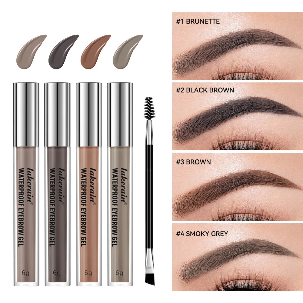 Lakerain Waterproof Eyebrow Gel Highly Pigmented Long Lasting