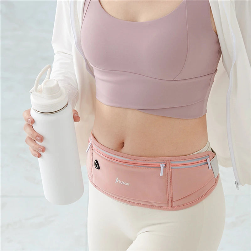 Slim Waterproof Waist Bag for Men and Women Fanny Pack