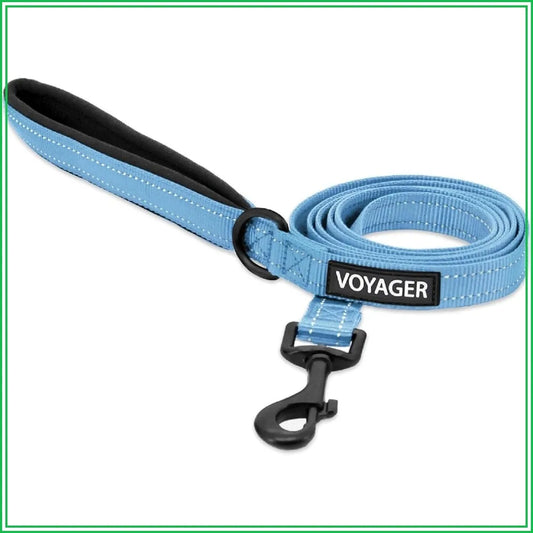 Reflective Dog Leash With Neoprene Handle For Walking And Training