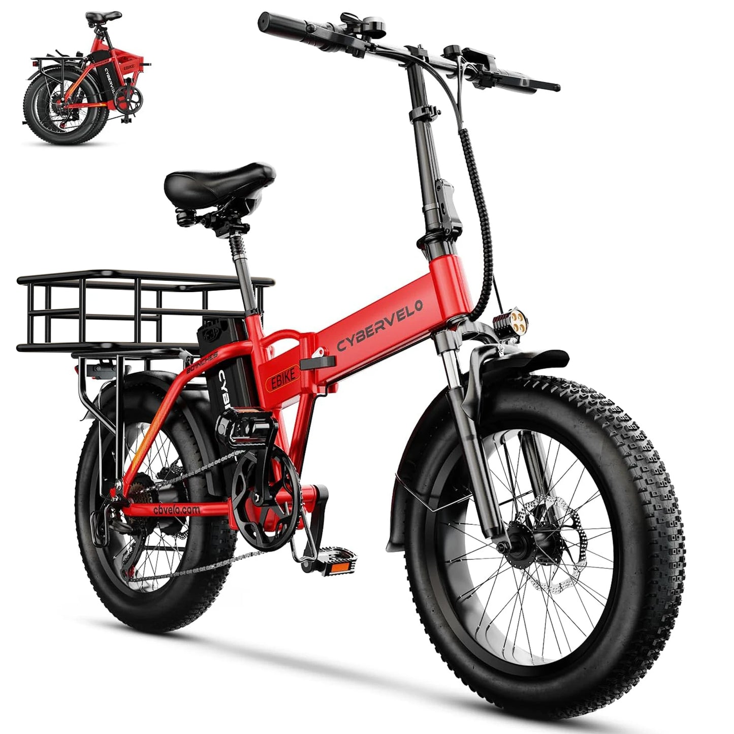 LIONLAND EK4 Folding Electric Bike 960Wh 30 MPH 80-Mile Range